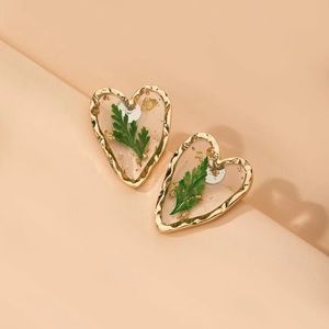 Heart Shaped Stud Earrings